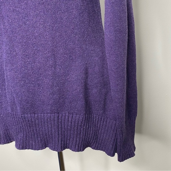 Athleta 'All I Want' Purple Cowl Sweater Tunic - Picture 5 of 11
